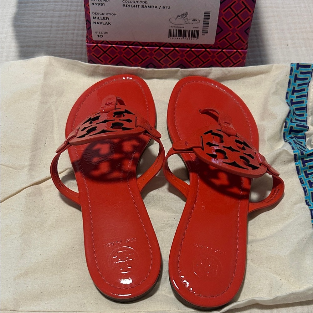 Tory Burch Samba Red Sandals